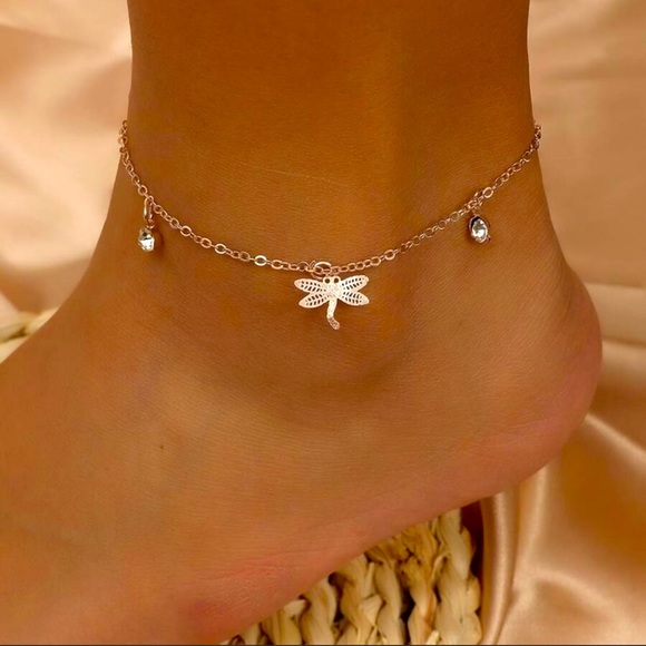 Aluna Levi Jewelry - DRAGONFLY ANKLET